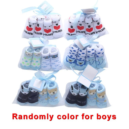 2Pairs/Lot Infant Baby Socks Autumn Cotton Baby Socks for Girls Newborn Boy Toddler Fashion Socks Baby Clothes Accessories 0-12