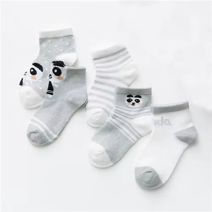 5Pairs/Lot Baby Boy Socks Summer Mesh Thin Baby Socks for Girls Cotton Newborn Infant Baby Girl Socks